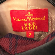 Load image into Gallery viewer, Vivienne Westwood Japan Label mid-2010s Lindsay Tartan and Black Velvet Trim Skirt Suit