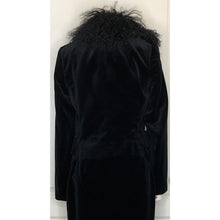 Load image into Gallery viewer, Vivienne Westwood Black Velvet Jacket with Fur Trim