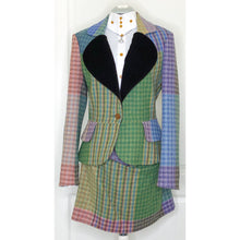 Load image into Gallery viewer, Vivienne Westwood Red Label 2012 Blanket Tweed Love Jacket and Skirt Suit