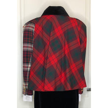 Load image into Gallery viewer, Vivienne Westwood Vintage 1996 Storm in a Teacup Lochcarron Multi-Tartan Cape Back Belted Jacket