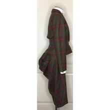 Load image into Gallery viewer, Vivienne Westwood Red Label AW 2008 Red Green Tartan Bustle Skirt Suit