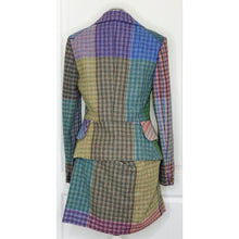 Load image into Gallery viewer, Vivienne Westwood Red Label 2012 Blanket Tweed Love Jacket and Skirt Suit