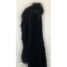 Load image into Gallery viewer, Vivienne Westwood Black Velvet Jacket with Fur Trim