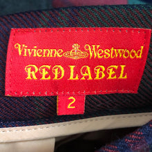 Load image into Gallery viewer, Vivienne Westwood Japan Label mid-2010s Lindsay Tartan and Black Velvet Trim Skirt Suit