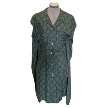 Load image into Gallery viewer, Vivienne Westwood Gold Label Caped Halter Dress in Black Squiggle Silk