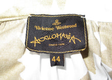 Load image into Gallery viewer, Vivienne Westwood Anglomania Gold Squiggle Playsuit