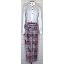 Load image into Gallery viewer, Vivienne Westwood Red Label 2010 Blue Tartan Wide Collar Jacket and Kung-Fu Trousers Suit