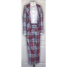 Load image into Gallery viewer, Vivienne Westwood Red Label 2010 Blue Tartan Wide Collar Jacket and Kung-Fu Trousers Suit