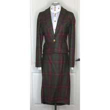 Load image into Gallery viewer, Vivienne Westwood Red Label AW 2008 Red Green Tartan Bustle Skirt Suit