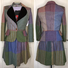 Load image into Gallery viewer, Vivienne Westwood Red Label AW 2012 Blanket Tweed Love Jacket and Skirt Suit