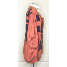 Load image into Gallery viewer, Vivienne Westwood Gold Label Infinity Jumper Climate Revolution Print in Peach and Navy