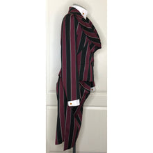 Load image into Gallery viewer, Vivienne Westwood Anglomania Burgundy and Black Striped Skirt Suit