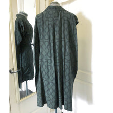 Load image into Gallery viewer, Vivienne Westwood Gold Label Caped Halter Dress in Black Squiggle Silk