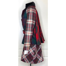 Load image into Gallery viewer, Vivienne Westwood Vintage 1996 Storm in a Teacup Lochcarron Multi-Tartan Cape Back Belted Jacket
