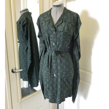 Load image into Gallery viewer, Vivienne Westwood Gold Label Caped Halter Dress in Black Squiggle Silk