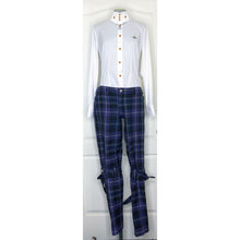 Load image into Gallery viewer, Vivienne Westwood Vintage MacPoiret Purple Tartan Bondage Pants