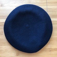 Load image into Gallery viewer, Vivienne Westwood Worlds End Pin Beret Navy Blue