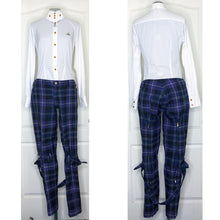 Load image into Gallery viewer, Vivienne Westwood Vintage MacPoiret Purple Tartan Bondage Pants