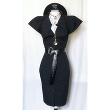 Load image into Gallery viewer, Vivienne Westwood Worlds End Shirtwaister Button-up Dress Solid Black