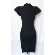 Load image into Gallery viewer, Vivienne Westwood Worlds End Shirtwaister Button-up Dress Solid Black