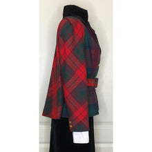 Load image into Gallery viewer, Vivienne Westwood Vintage 1996 Storm in a Teacup Lochcarron Multi-Tartan Cape Back Belted Jacket