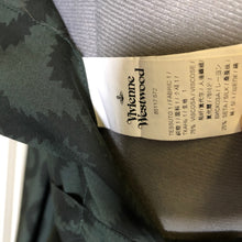 Load image into Gallery viewer, Vivienne Westwood Gold Label Caped Halter Dress in Black Squiggle Silk