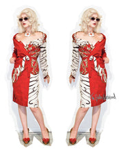 Load image into Gallery viewer, Vivienne Westwood Melissa Lady Dragon Heels Gold Red Heart