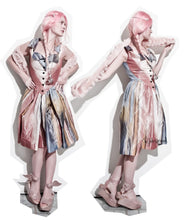 Load image into Gallery viewer, Vivienne Westwood Anglomania Multi-Color Pastel Pink Blue Yellow Taffeta Monday Dress