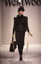 Load image into Gallery viewer, Vivienne Westwood Vintage 1996 Storm in a Teacup Lochcarron Multi-Tartan Cape Back Belted Jacket