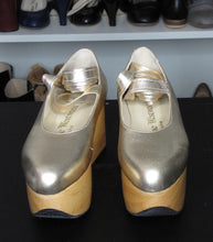Load image into Gallery viewer, Vivienne Westwood Gold Label Rocking Horse Shoes Ballerina Gold