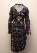Load image into Gallery viewer, Vivienne Westwood Red Label Graffiti Tartan 4 piece suit Jacket, 2 Skirts, Beret