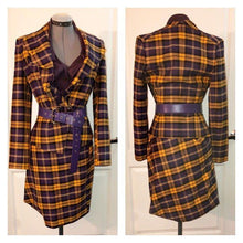 Load image into Gallery viewer, Vivienne Westwood Red Label AW 2013 Orange Tartan Jacket Blazer Skirt Suit Set