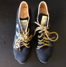 Load image into Gallery viewer, Vivienne Westwood Worlds End Tracey Trainers Black Canvas