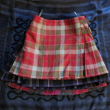 Load image into Gallery viewer, Vivienne Westwood Worlds End Mini Kilt Skirt Robertson Weathered Red Tartan