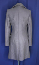 Load image into Gallery viewer, Vivienne Westwood Red Label Love Coat in Grey Wool with Aurbergine Velvet