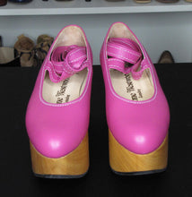 Load image into Gallery viewer, Vivienne Westwood Gold Label Rocking Horse Shoes Ballerina Raspberry Pink