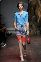 Load image into Gallery viewer, Vivienne Westwood Red Label SS 2010 Brocade Denim Alcoholic Jacket and Pockets Mini Skirt Suit Set
