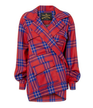 Load image into Gallery viewer, Vivienne Westwood Anglomania AW 2011 Builders Coat in Red Lyon Tartan