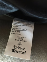 Load image into Gallery viewer, Vivienne Westwood Red Label Love Coat in Grey Wool with Aurbergine Velvet