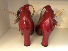 Load image into Gallery viewer, Vivienne Westwood Gold Label Animal Toe 3-Straps Red Patent Leather