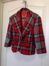 Load image into Gallery viewer, Vivienne Westwood Red Label AW 2014 3D Love Jacket Pants Suit Set in Red Tartan