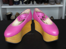 Load image into Gallery viewer, Vivienne Westwood Gold Label Rocking Horse Shoes Ballerina Raspberry Pink