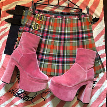Load image into Gallery viewer, Vivienne Westwood Worlds End Mini Kilt Skirt Bruce of Kinnaird Tartan