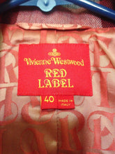 Load image into Gallery viewer, Vivienne Westwood Red Label AW 2014 3D Love Jacket Pants Suit Set in Red Tartan