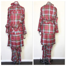 Load image into Gallery viewer, Vivienne Westwood Worlds End 2016 Reissue of 1970s  Punk Bondage Suit Tartan