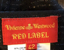 Load image into Gallery viewer, Vivienne Westwood Red Label 2000's Sparkly Pinstripe Black Skirt Suit