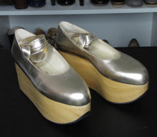 Load image into Gallery viewer, Vivienne Westwood Gold Label Rocking Horse Shoes Ballerina Gold