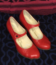 Load image into Gallery viewer, Vivienne Westwood Gold Label Red Mary Janes Low Heels Shoes