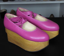Load image into Gallery viewer, Vivienne Westwood Gold Label Rocking Horse Shoes Ballerina Raspberry Pink