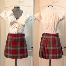 Load image into Gallery viewer, Vivienne Westwood Worlds End Mini Kilt Skirt Robertson Weathered Red Tartan